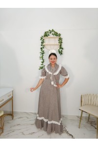 Bata Vichi Piquillo | Bata de romería elegante