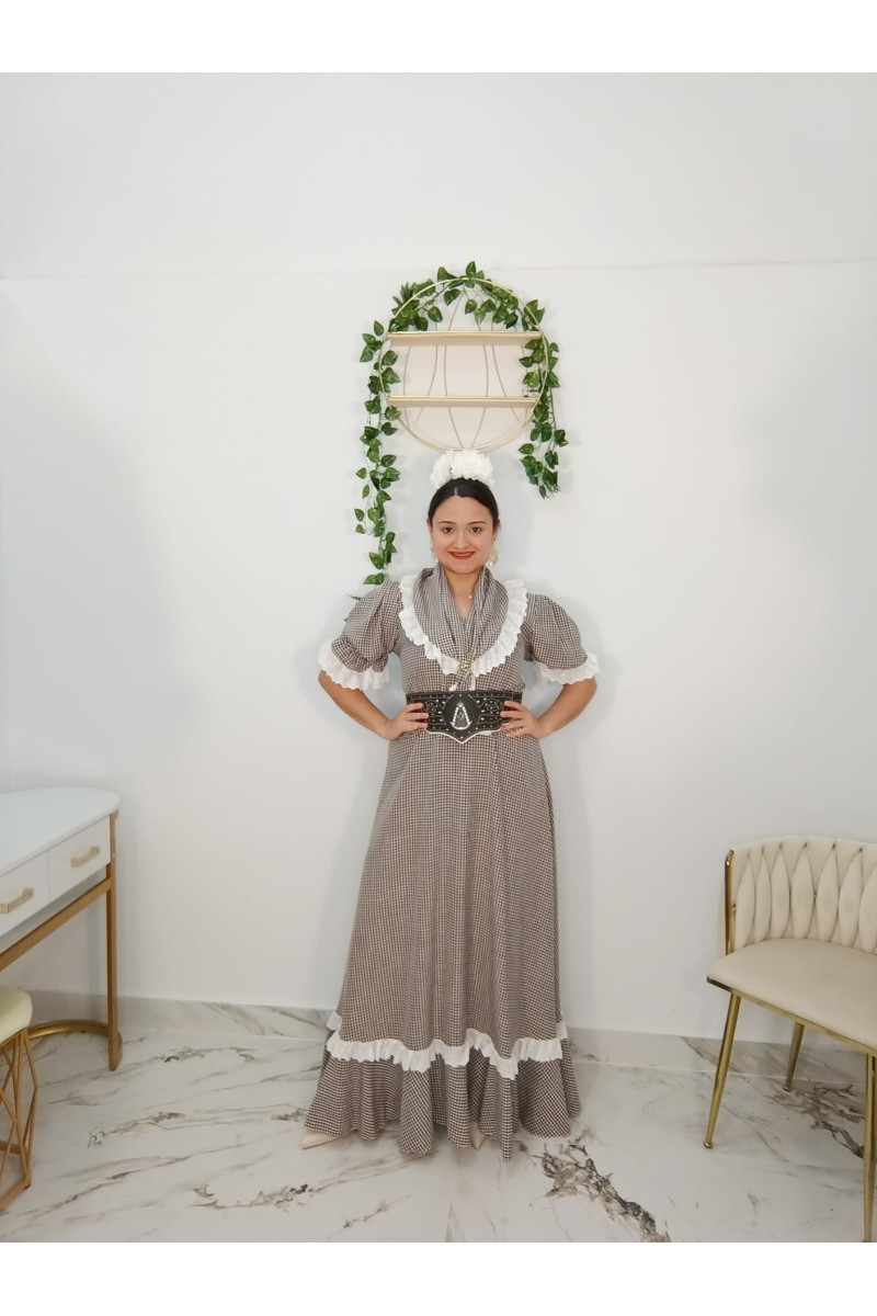 Bata Vichi Piquillo | Bata de romería elegante