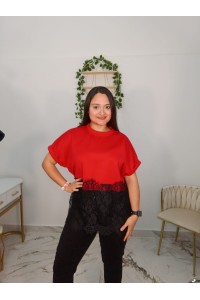 Camiseta Sefora | Camiseta elegante con encaje