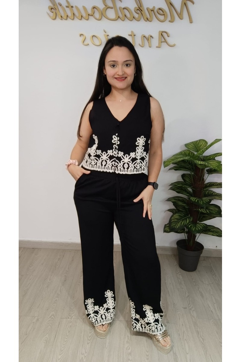 Conjunto chaleco y pantalón Atalaya para mujer | Merkaboutik