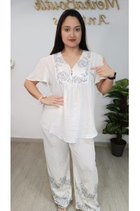 Conjunto blusa y pantalón Canarias para mujer | Merkaboutik