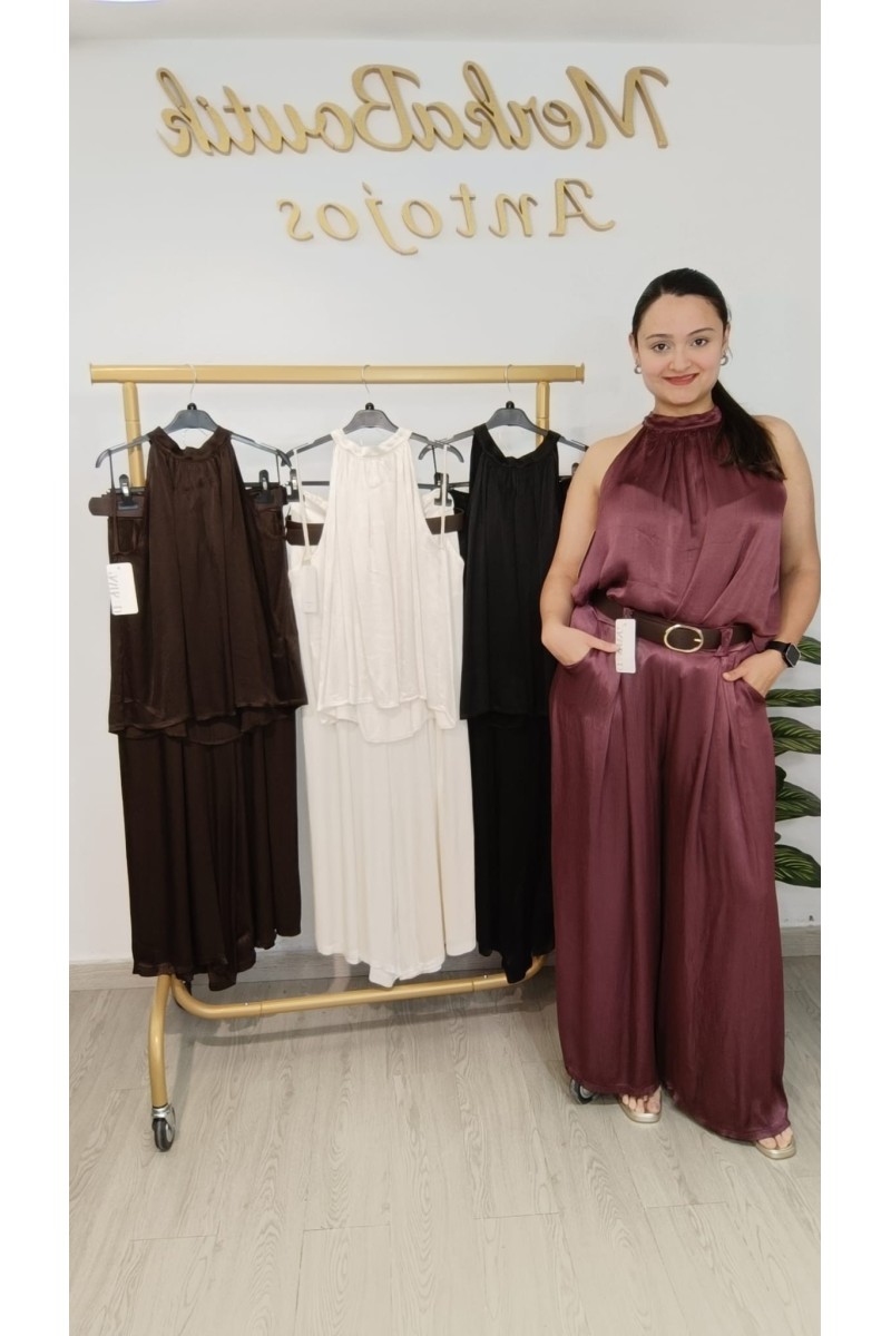 Conjunto satén Oviedo para mujer | Merkaboutik