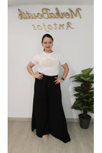 Pantalón ancho fluido Lucía para mujer | Merkaboutik