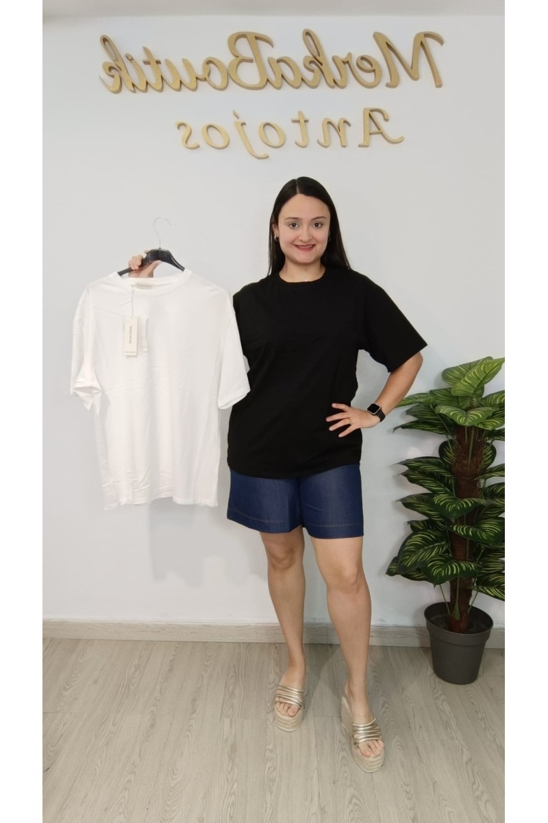 Camiseta básica de algodón para mujer Aymara | Merkaboutik