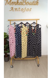 Conjunto licra fría de lunares para mujer | Merkaboutik