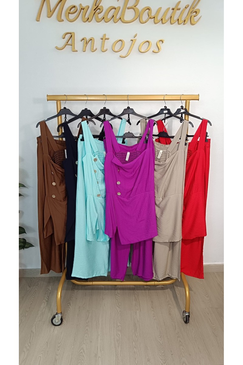 Conjunto de mujer dos piezas fluido | Conjunto Cres Rubi