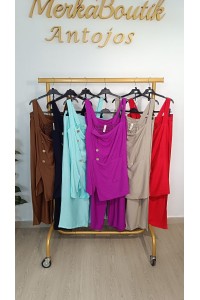 Conjunto de mujer dos piezas fluido | Conjunto Cres Rubi