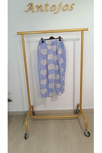 Pantalón Pirata Lino Arabesco | Fresco, cómodo y con estilo