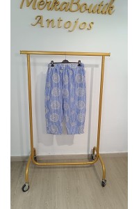 Pantalón Pirata Lino Círculo | Frescura y estilo cómodo