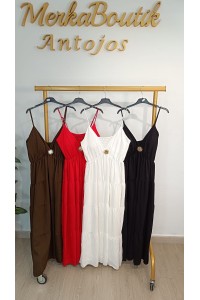 Vestido Broche Noche | Largo, fluido y elegante