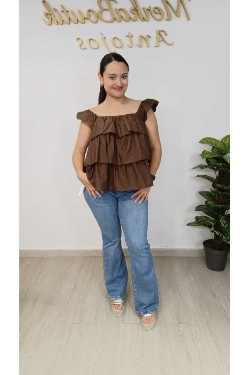 Blusa Multivolante | Blusa con volantes elegante y femenina