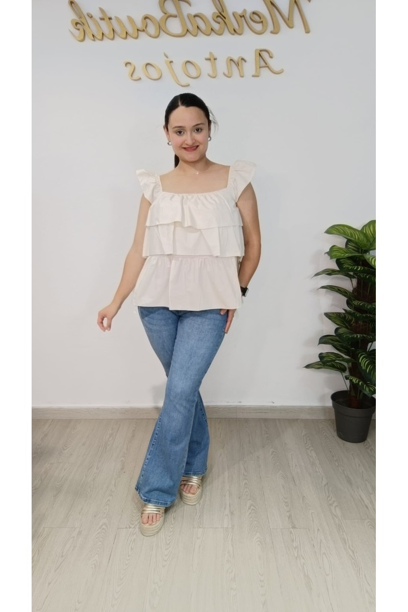Blusa Multivolante | Blusa con volantes elegante y femenina