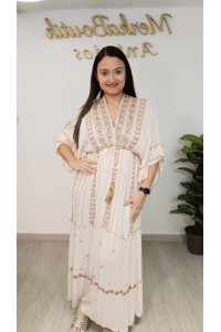 Vestido Cloe | Vestido largo bordado boho elegante