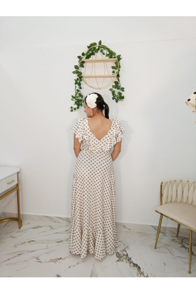 Bata Antonia Lunar Turquesa | Moda flamenca elegante