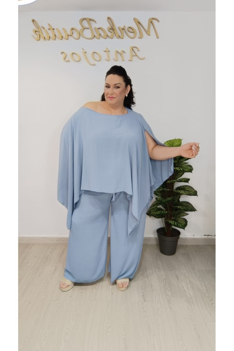 Conjunto Cres Dayana | Conjunto fluido bordado estilo boho