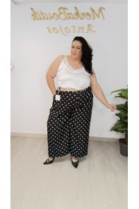 Pantalón Lunar Pata Ancha Almería | Cómodo y elegante