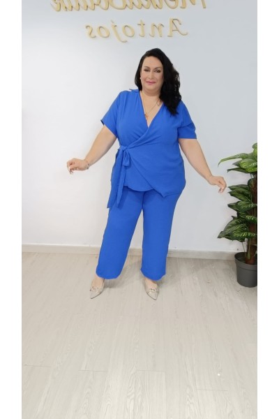 Conjunto Crespón Lazada Cristina | Talla 48 a 54