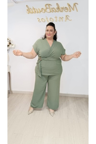 Conjunto Crespón Hebilla Nuria | Talla 48 a 54