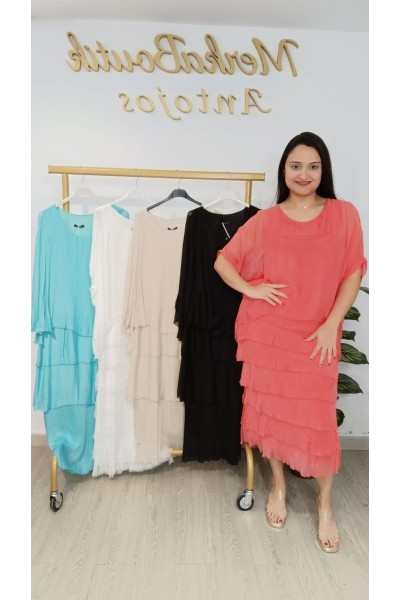 Vestido Seda Belmary - Estampado Floral y Corte Midi | Moda Mujer