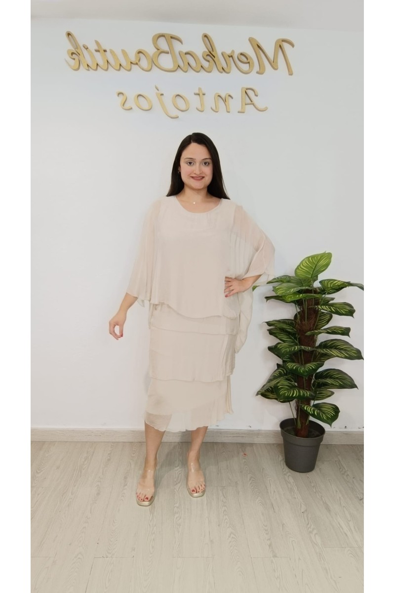 Vestido Seda Belmary - Estampado Floral y Corte Midi | Moda Mujer