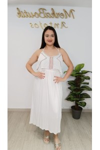 Vestido Estela - Elegancia Midi Plisada y Satinada | Moda Mujer