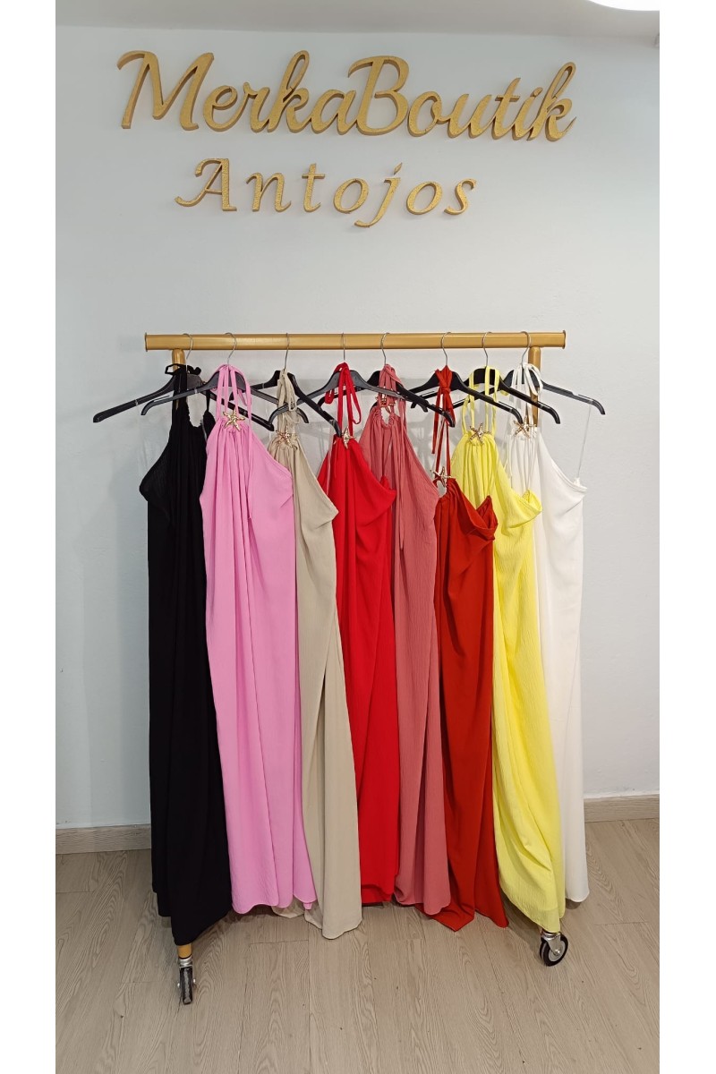 Vestido Estrella de Mar - Diseño Largo con Detalle Crochet | Moda Verano