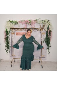 Vestido encaje azucena curvy
