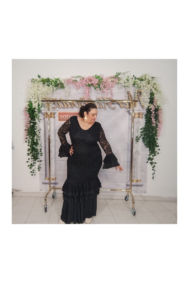 Vestido encaje azucena curvy