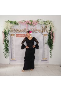 VESTIDO AZUCENA  ENCAJE MINI