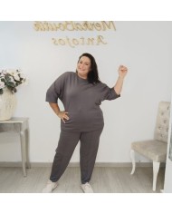 Conjunto Sudadera Oversize y Pantalón Deportivo | Verde Militar Bombacho