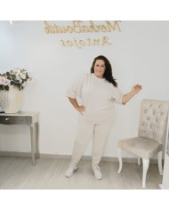 Conjunto Sudadera Oversize y Pantalón Deportivo | Verde Militar Bombacho