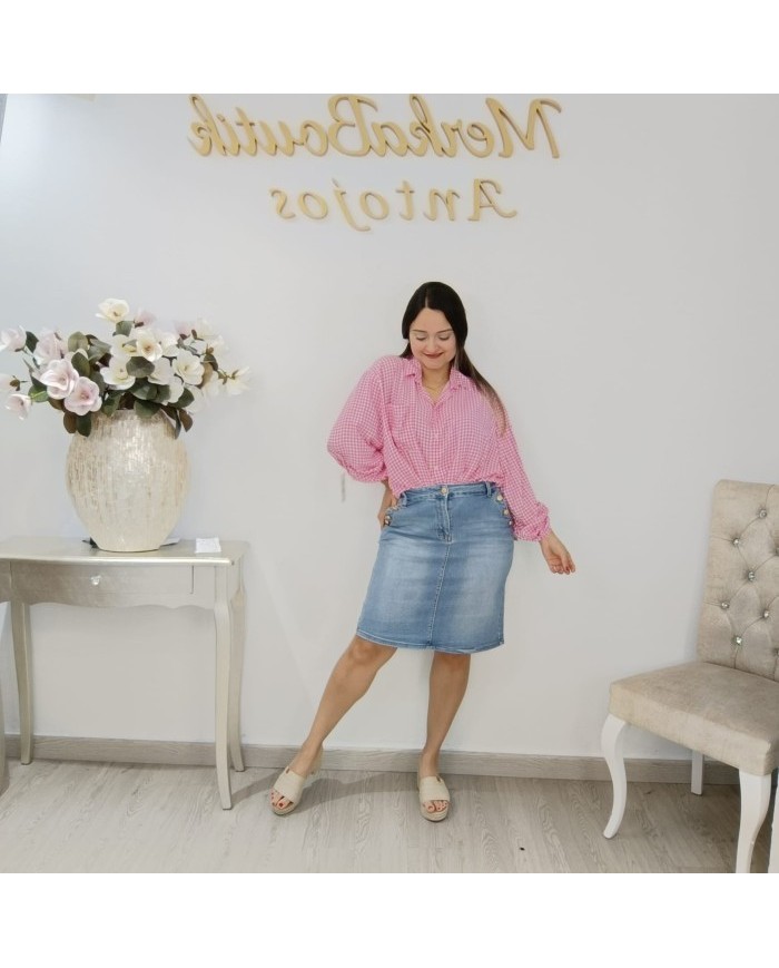 Falda Denim Vejer de Tendencia | Estiliza la Figura y Súper Cómoda