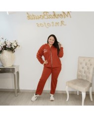 Conjunto Chándal Básico Sudadera Cremallera y Pantalón | Deportivo Min Gris