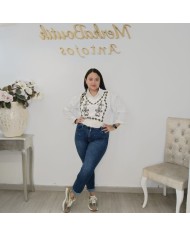 Jean Skinny Destello | Denim Azul que Brilla y Estiliza la Figura