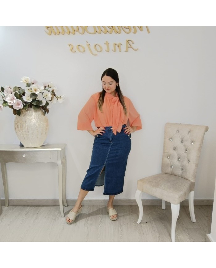 Descubre la Falda Vaquera Midi con Botones | ¡Imprescindible!