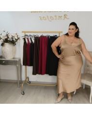 Comprar Falda Satinada para Fiesta y Casual | ¡Sienta de Lujo!