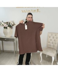 Camiseta Básica Curvy Algodón | Talla Grande Manga Corta Beige