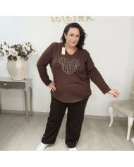 Camiseta Básica Ratón Brillos | Algodón Manga Larga | Varios Colores