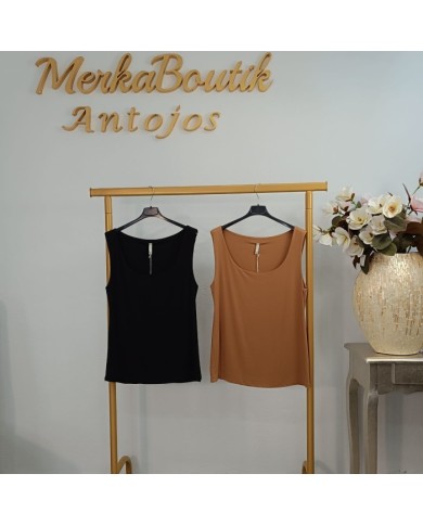 Camiseta Básica Tirante Ancho - Top Esencial Cómodo Camiseta Básica Tirante Ancho - Top Esencial Cómodo