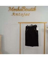 Comprar Falda de Antelina con Cremalleras | La Tendencia Más Chic