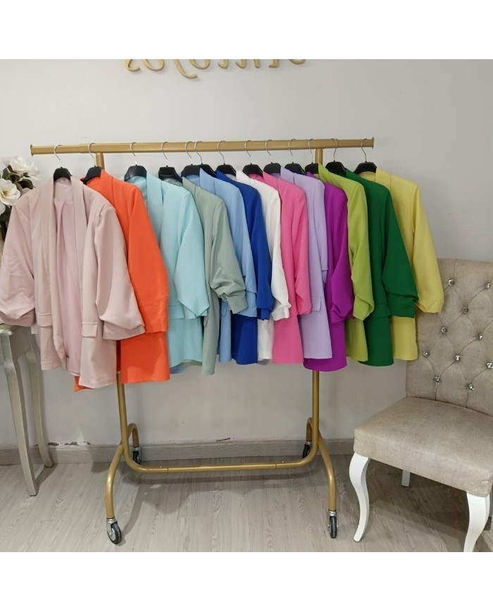 Chaqueta Americana Verano Ligera - Colores Vibrantes Oversize