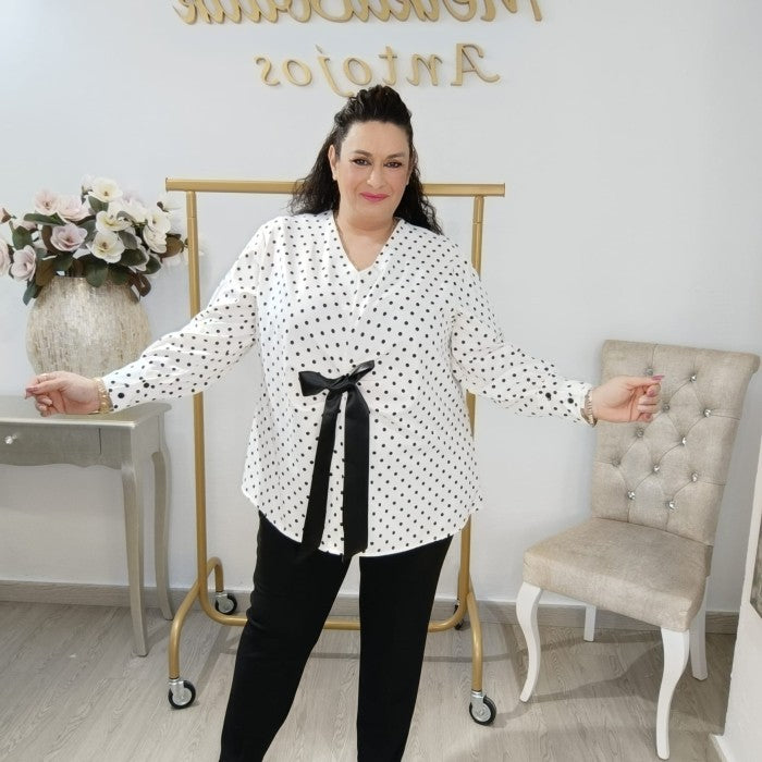 BLUSA JEREZ LUNAR PEQUEÑO