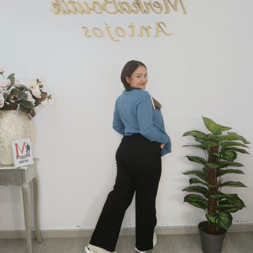 PANTALON VAQUERO NEGRO 030
