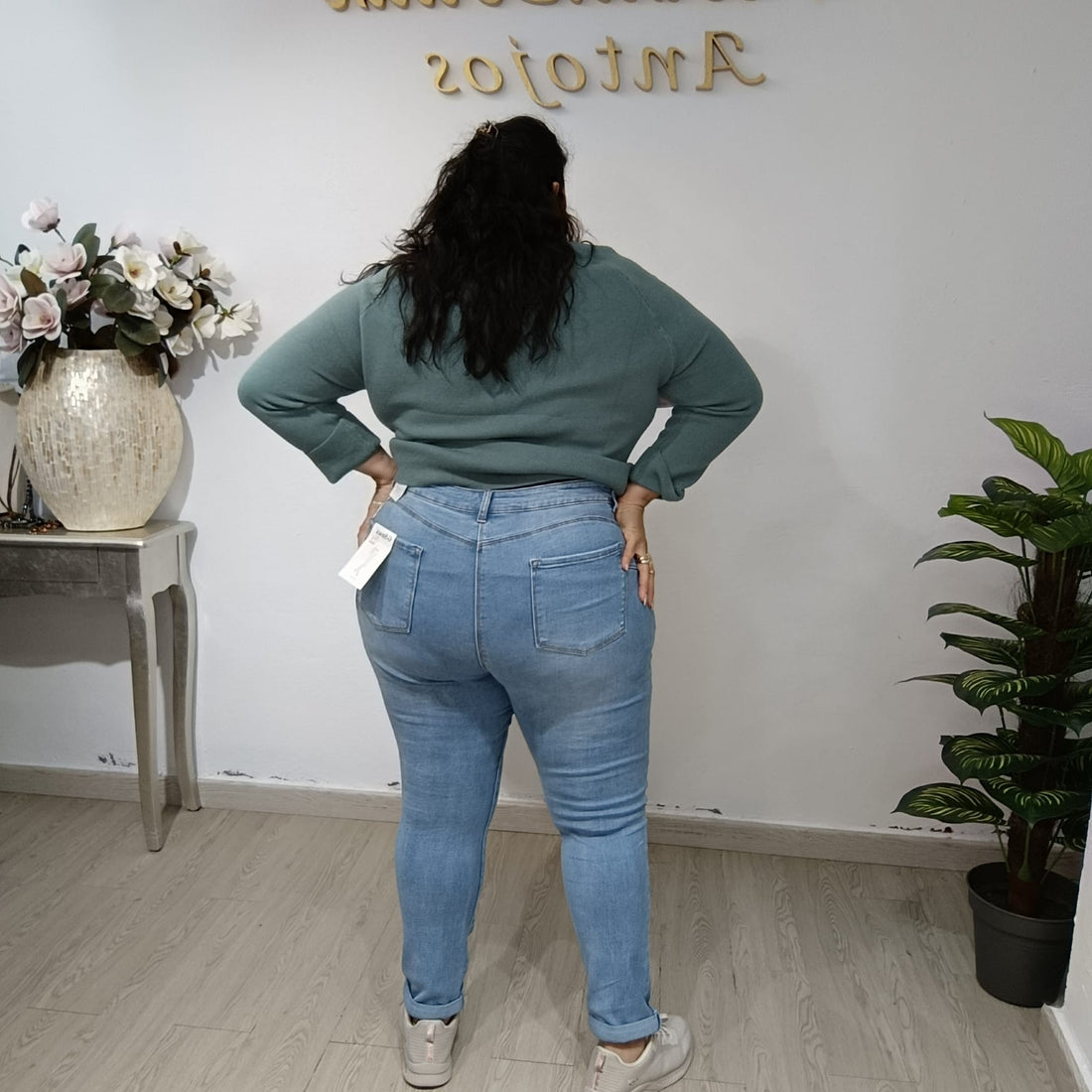 PANTALON VAQUERO  PITILLO LUNA 462