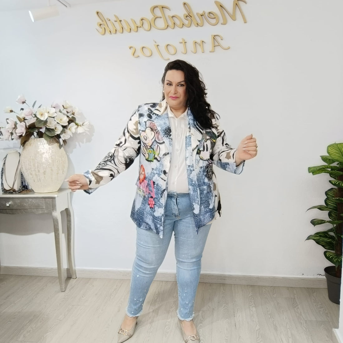 CHAQUETA AMERICANA DIVERTIDA RATON