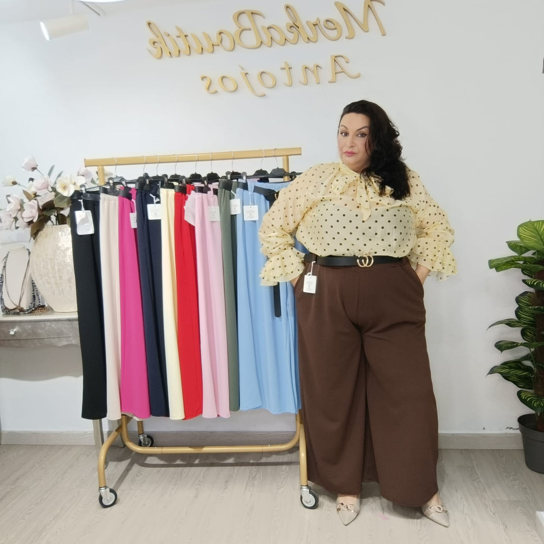 PANTALON CREPE PATA ANCHA ESTHER