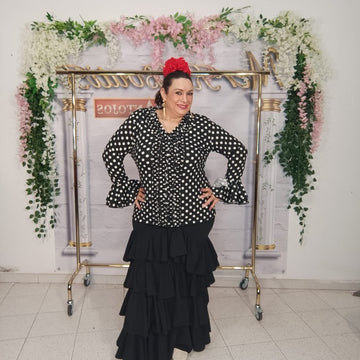 BLUSA FLAMENCA LUNAR CURVY