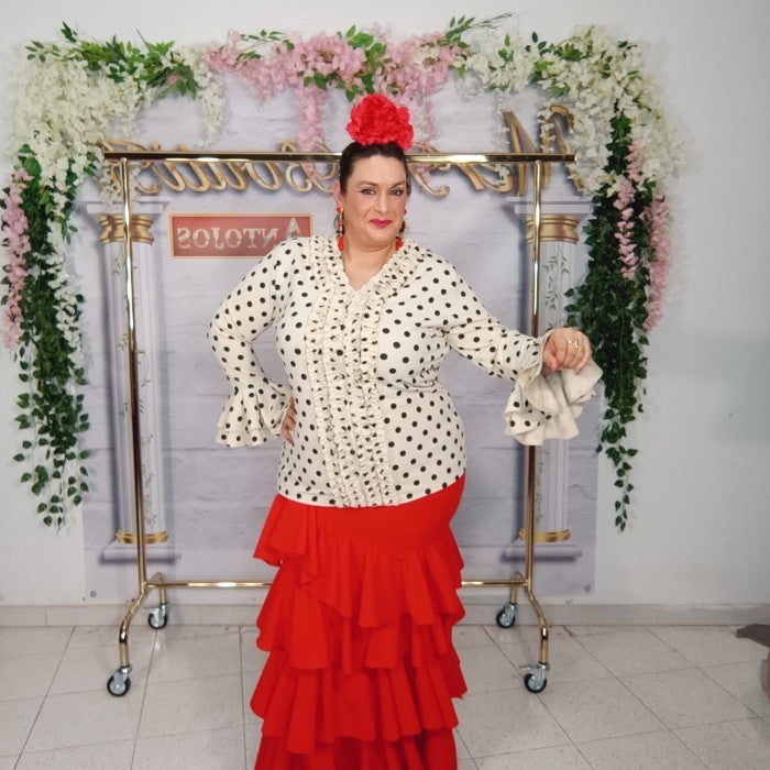BLUSA FLAMENCA LUNAR CURVY