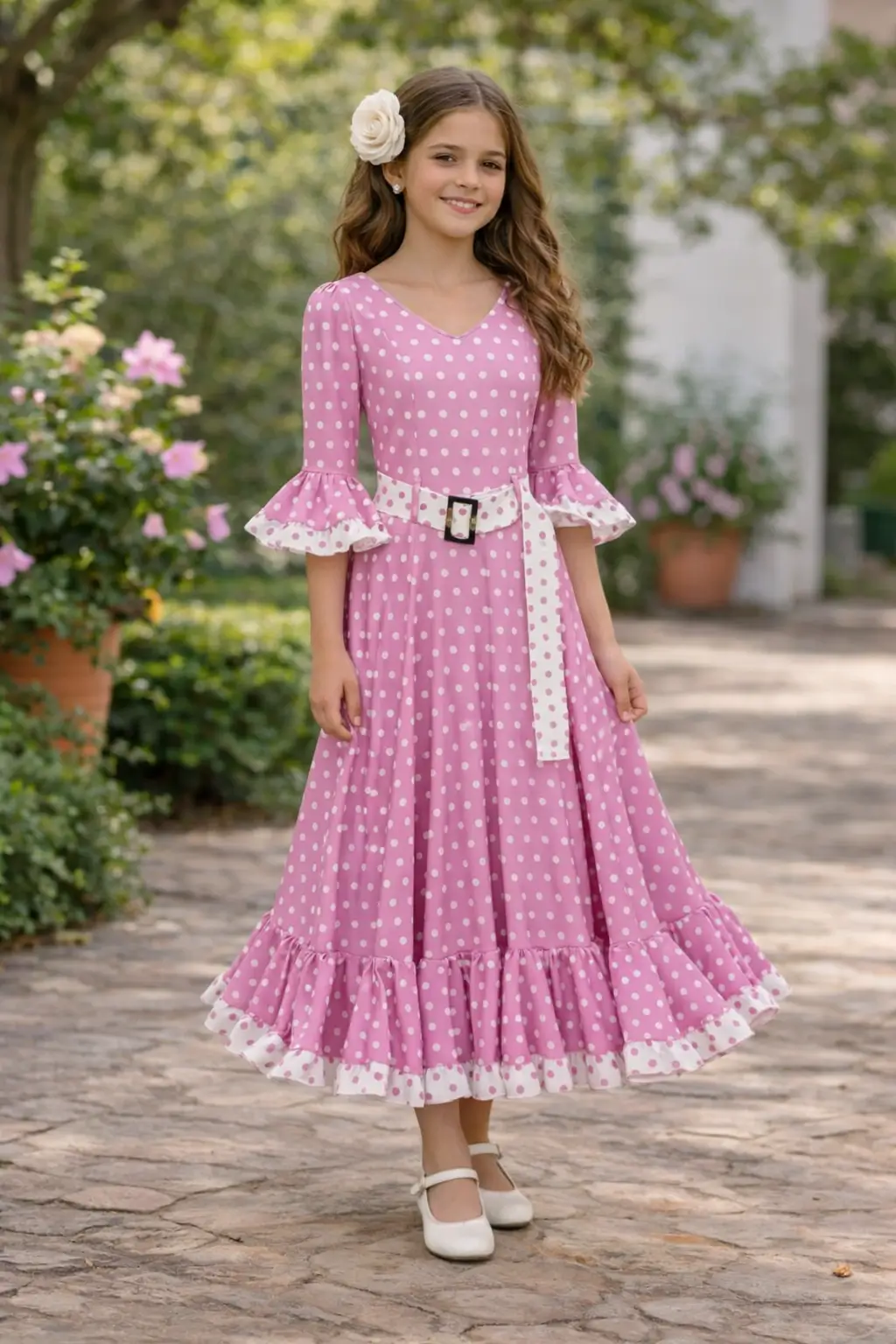 VESTIDO AJE NIÑA