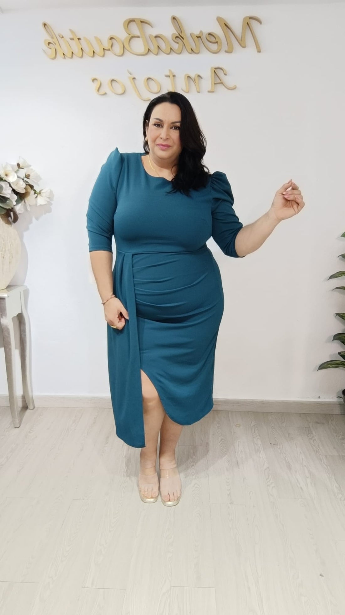 VESTIDO CRESPON MALAGA